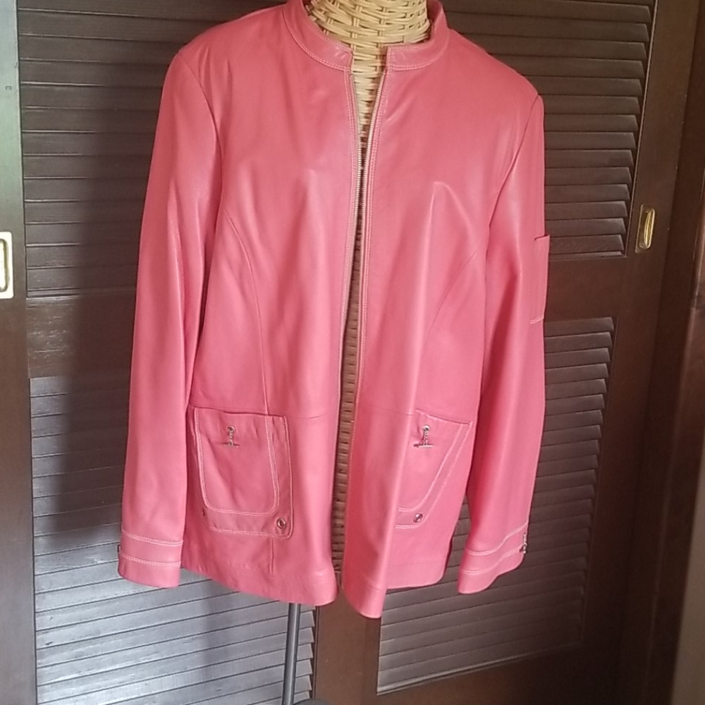 Leather jacket